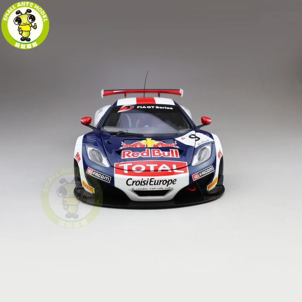 1/18 AUTOart 81342 MCLAREN 12C GT3 RED BULL № 9 суперкар литья под давлением Модель автомобиля игрушки для детей коллекции