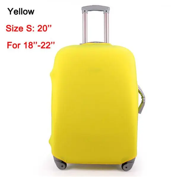 SAFEBET фирменный багажник чемодан пылезащитный чехол багаж тележка дорожный Эластичный Защитный чехол на чемодан для 18-30 дюймов - Цвет: Yellow S