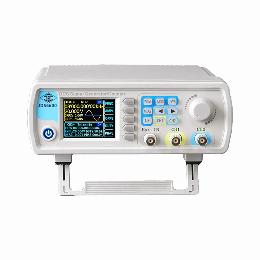 Генератор сигналов JDS6600 DDS 15 60 МГц двухканальный цифровой генератор с ЧПУ функция
