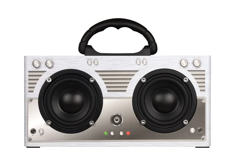

Portable Wireless Multifunction Wooden Bluetooth Speaker Dual Stereo Dancing Loudspeakers Super Subwooofer Outdoor with FM Radio