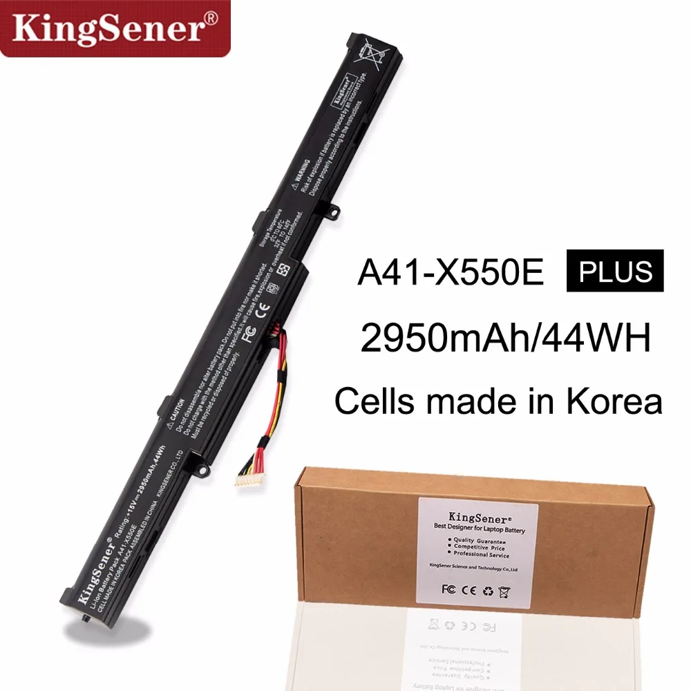 KingSener Corea celular A41-X550E batería del ordenador portátil para ASUS X450 X450E X450J X450JF X751M X751MA X751L X750JA A450J A450JF A450E - 1