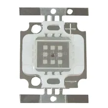 10 Вт растение растет розовым 1 шт. красный 660нм+ 8 шт. синий 450нм 26-30 в для гидропоники Светодиодная лампа для роста растений лампа 5 шт