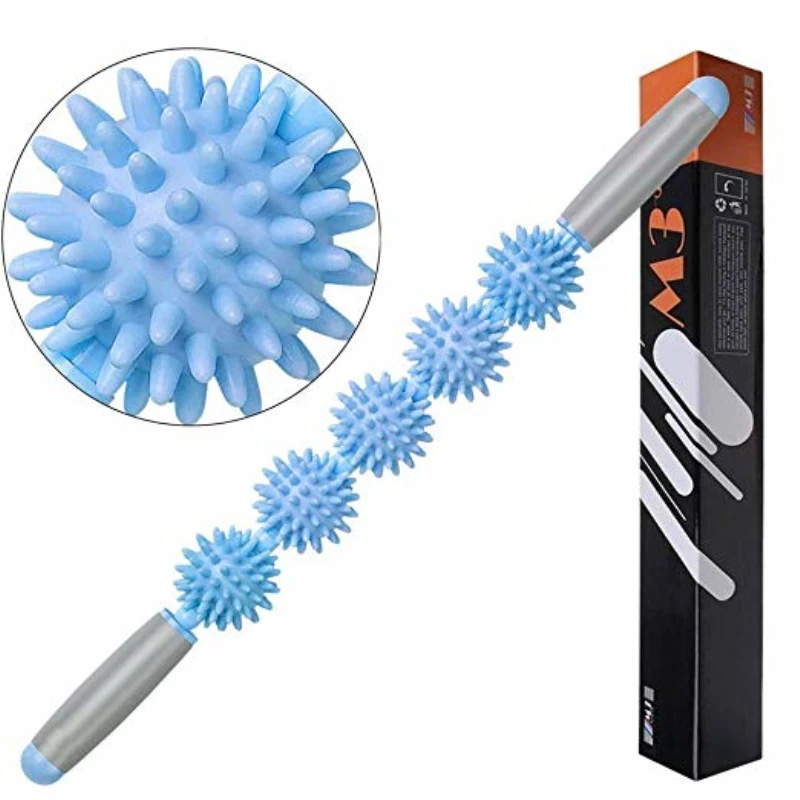 Professional Sensory Balls With 3 Or 5 Spiky Roller Stick Balls For Muscle Back Workout Full