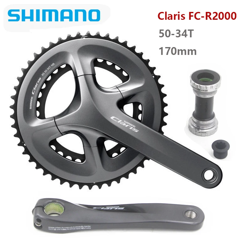 Shimano Claris R2000 указано 2x8 Скорость дорожный велосипед STI переключения переключатель 7 комплект большой набор ювелирных изделий FC-R2000 HG50-8 CN-HG-71 BB-RS500