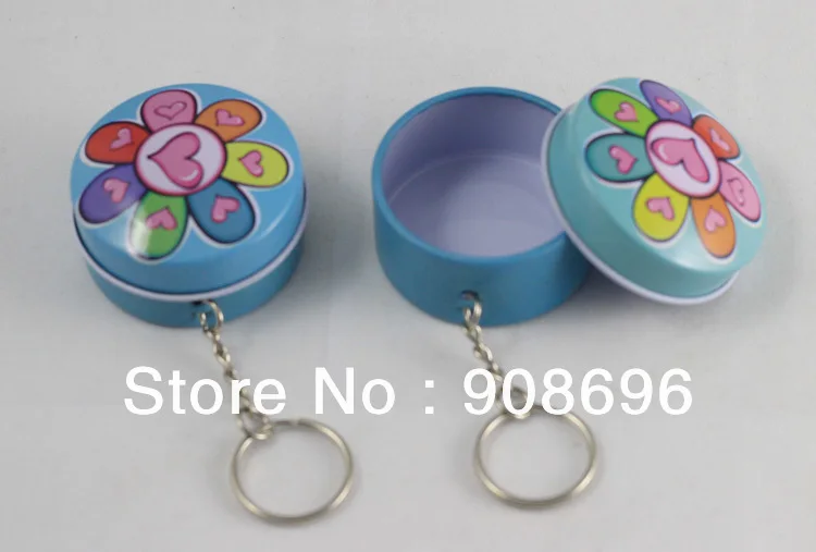 Buy 240pcs Fashionable Circle Shaped Iron Tin Storage Box Trinket Candy Jewelry