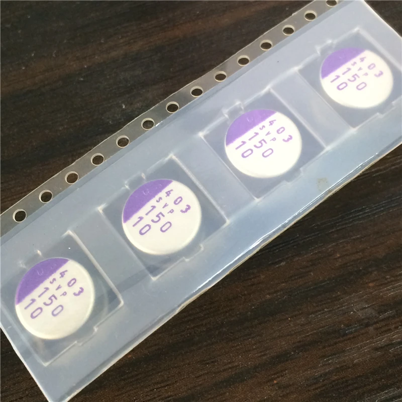 50 шт. 150 мкФ 10 в SANYO OS-CON SVP 10x7 9 мм низкий ESR 10V150uF 10SVP150M SMD полимерный Твердый