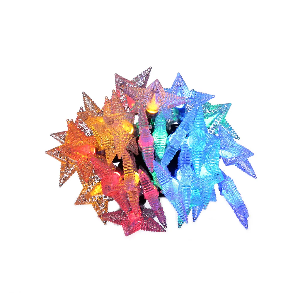 

Solar 30LED Pentagram Christmas Ornament lights Halloween outdoor decoration