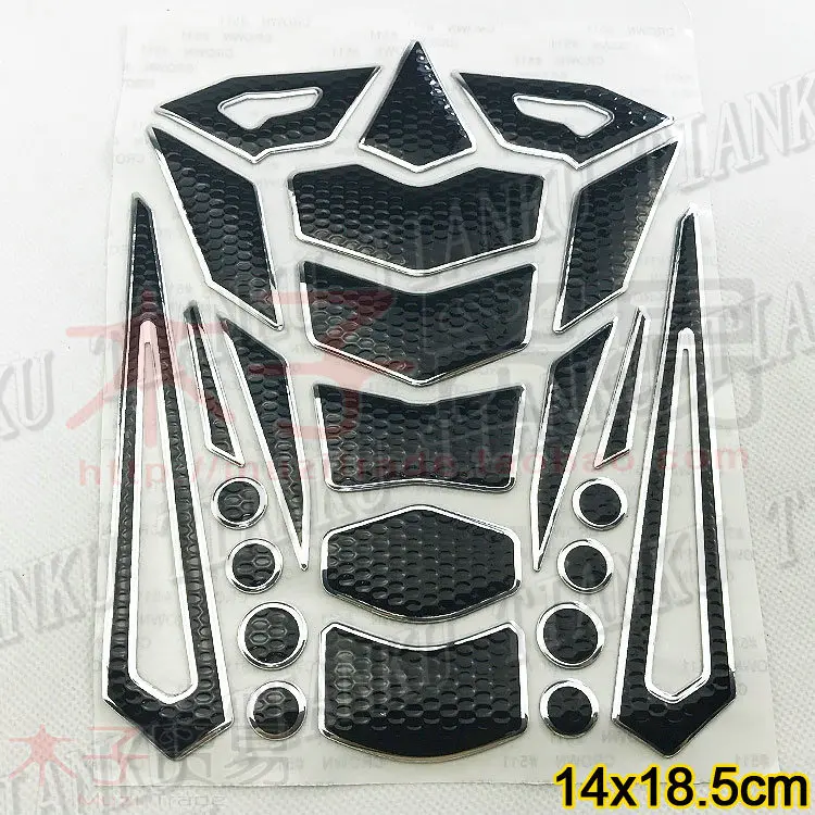 3D газовый топливный бак протектор Pad для Honda Yamaha Suzuki Kawasaki Street BMW KTM Aprilia Ducati Buell Triumph