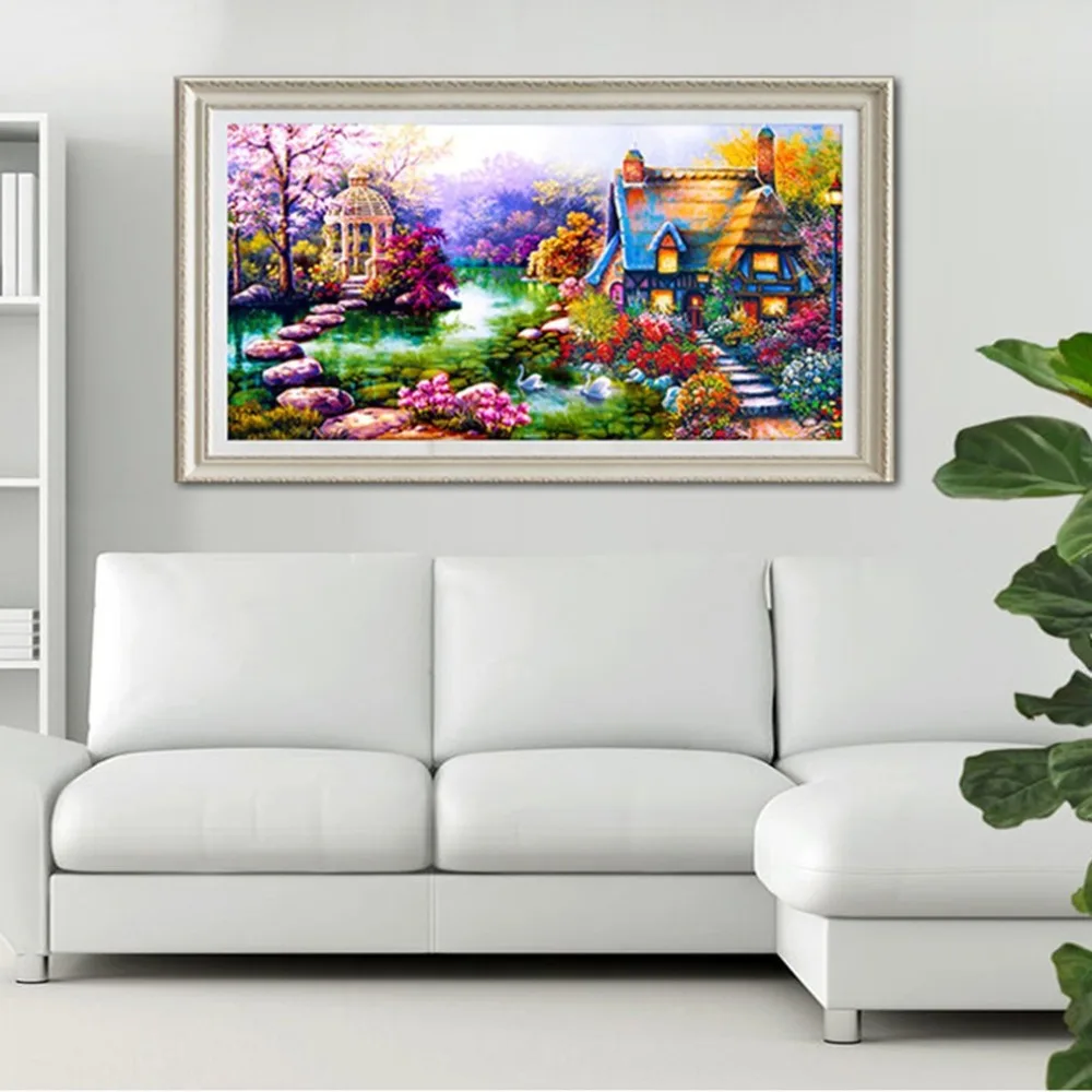 DIY-5D-Diamond-Mosaic-Landscapes-Garden-Lodge-Painting-Cross-Stitch-Kits-Diamonds-Embroidery-Picture-For-Home (2)