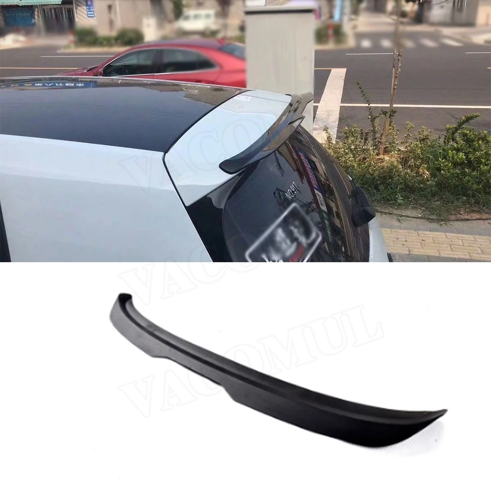 High Quality Carbon Fiber Rear Roof Spoiler Window Wings For Volkswagen