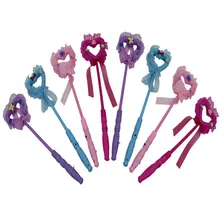 Девочка Фея Принцесса светодиодный светильник волшебная палочка палочки сердце Косплей Аксессуары детский день подарок светящаяся палочка волшебное оружие