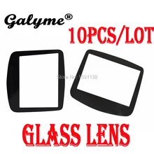 10 шт./партия,, черный стеклянный объектив со стороны экрана, подходит для GameboyAdvance, защитный чехол панель для патронов для мальчиков