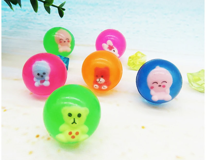 Прыгающие шарики мультфильм прыжки мячи резиновые открытый Ванна игрушки ребенок спортивные игры эластичные жонглирование детская