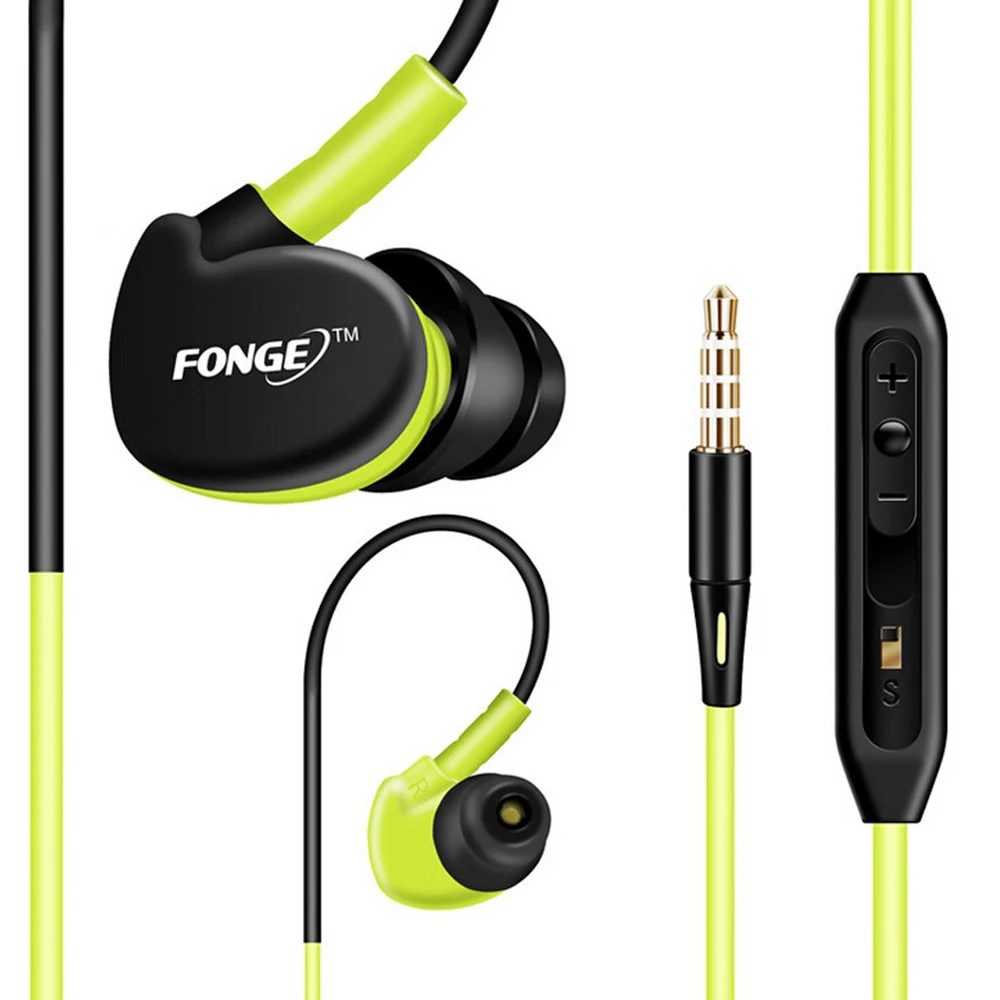 

Sport earphone running Headphones intelligent handsfree Headset 3.5mm mic Earbuds for iPhone all phone