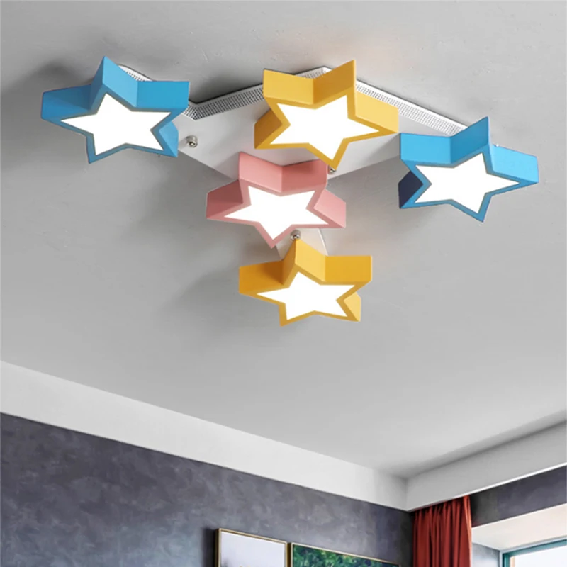 

Satr Modern led ceiling chandelier lights for bedroom Children kids room AC 85-265V led chandelier fixtures