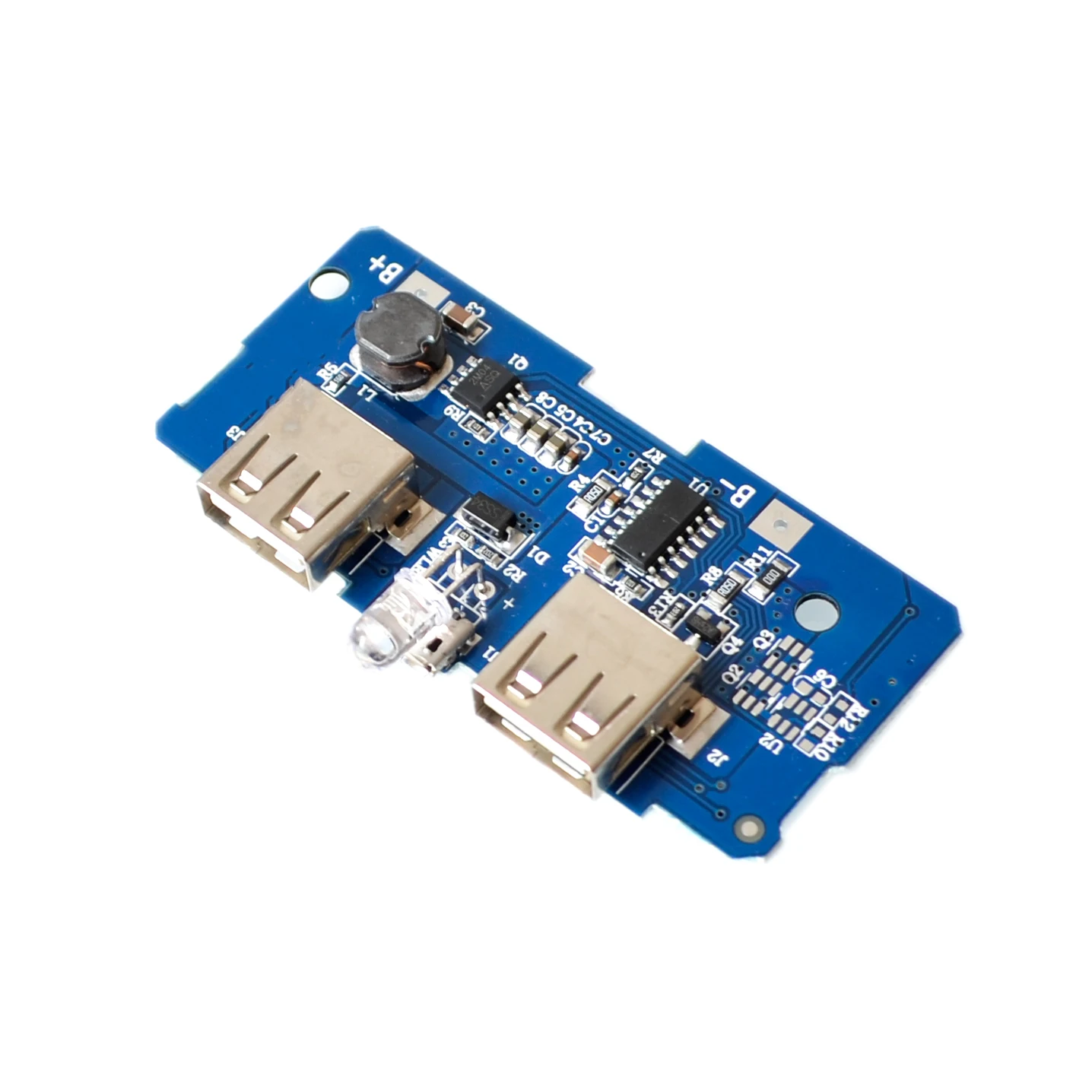 

5V 2A Power Bank Charger Module Charging Circuit Board Step Up Boost Power Supply Module 2A Dual USB Output 1A Input
