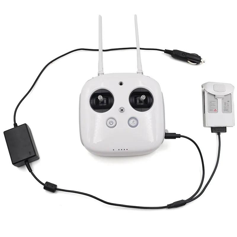 DJI Phantom 4 Camera Drone Car Charger Intelligent Battery 17.5V 4A Outdoor Charging Accessories