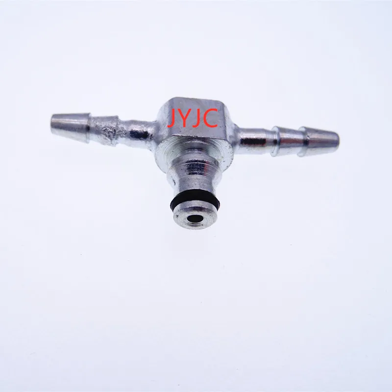 

Iron Tee Joint Diesel Fuel System Common Rail Injector Oil Return Backflow Connecting Pipe Fitting for 0445 110 Series Euro 3