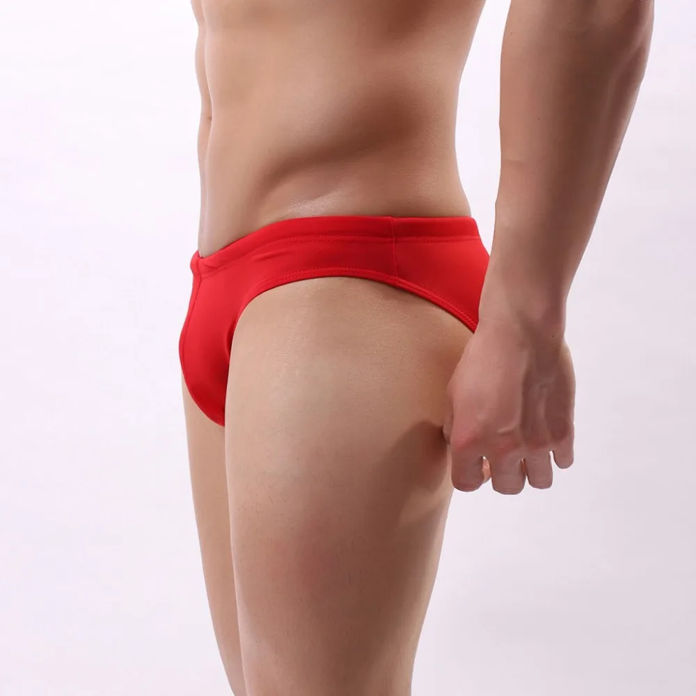 2019 Men's fashion sexy triangle underwear swim trunks Summer surf swimming sports underwear breathable and quick-drying  40M28 (20)