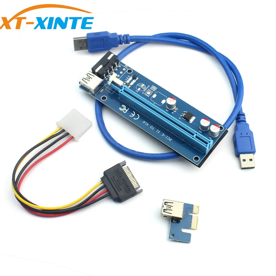 USB 3 0 PCI E Express 1x к 16x расширитель переходная карта адаптер Pcie 1 4 конвертер