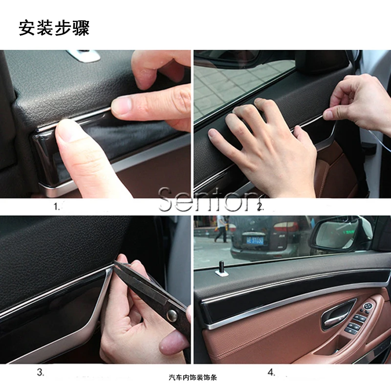 BOOMBLOCK 5 м 3D украшения наклейки для автомобилей линия Peugeot 307 206 Jeep Ford Focus 2 3 VW Polo Golf 4 7