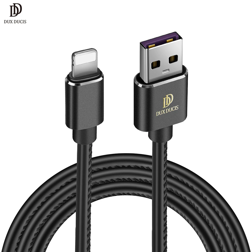 DUX DUCIS USB кабель для iPhone Xs X 8 7 6 6s Plus Синхронизация данных Быстрый зарядный iPad Lighting
