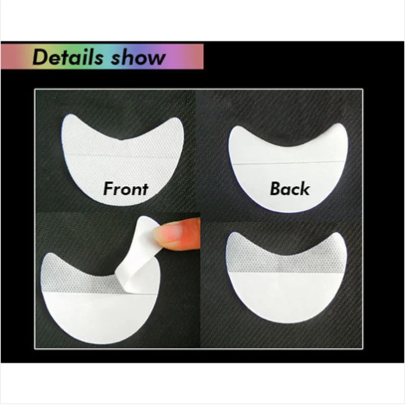

50pcs Protect Cotton Eyeshadow Shields Under Eye Patches Disposable Eyelash Extensions Pads Protect Pad Eyes Lips Makeup Tool