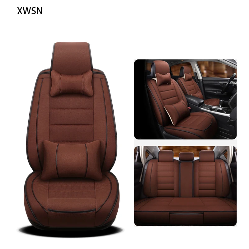 Льняное покрытие для сиденья автомобиля chevrolet lacetti spark captiva niva aveo cruze автомобильные