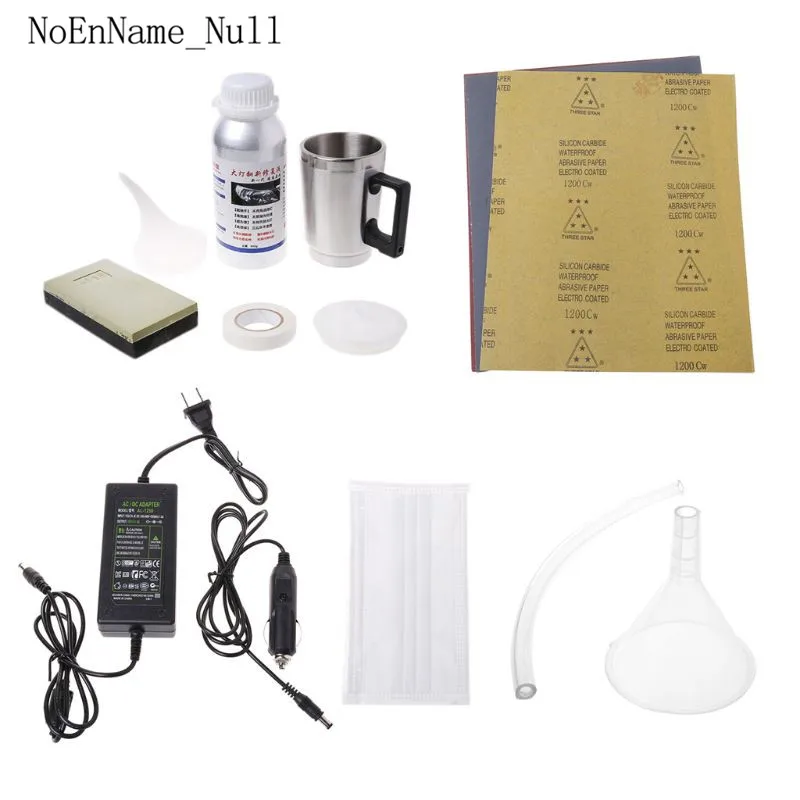 

Car Headlight Glass Refurbishment Tool Kit Hydrophobic Coating Scratch Repair