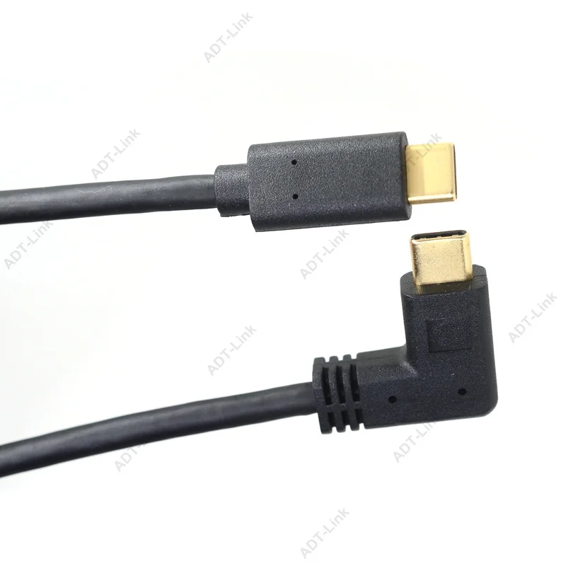 Кабель usb type-C, 2 м, 1 м, 0,6 м, 0,3 м, кабель Usb C для мобильного телефона, кабель USB C USBC-USBC, Угловой кабель для быстрой зарядки и USB-C данных для MacBook, usb C