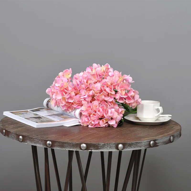 1pcs 7 heads/9head Decorative Cheap Artificial Flowers China Pom Poms Garland Fake Wreath