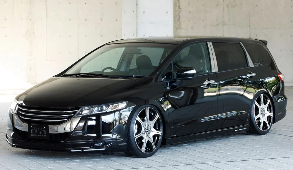 FRP губы для HONDA Odyssey RB3/4(2009-2013) MSZ стиль стекловолокно передний под спойлер обвес тюнинг обшивка для Odyssey Racing