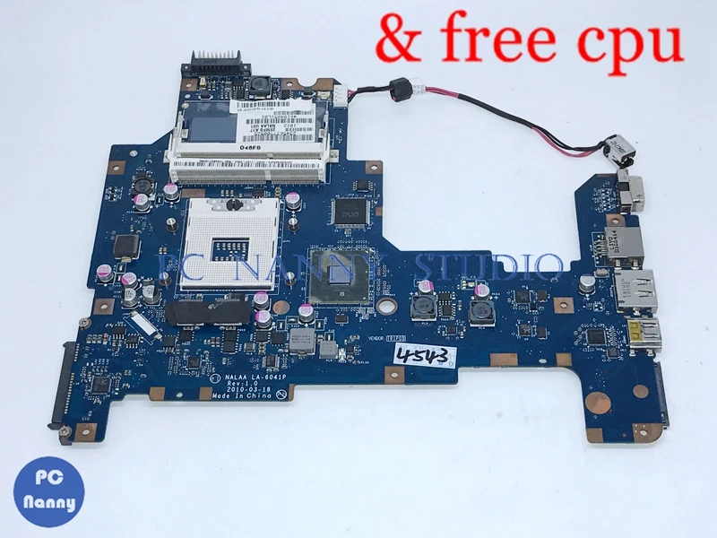 Материнская плата NOKOTION для ноутбука Toshiba Satellite L670 материнская HM55 GMA HD K000103760 новая