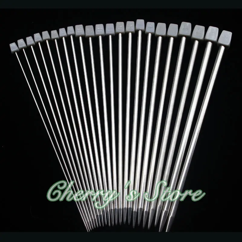 22pcs 11size 14" 36cm High Quality Durable Stainless Single Pointed