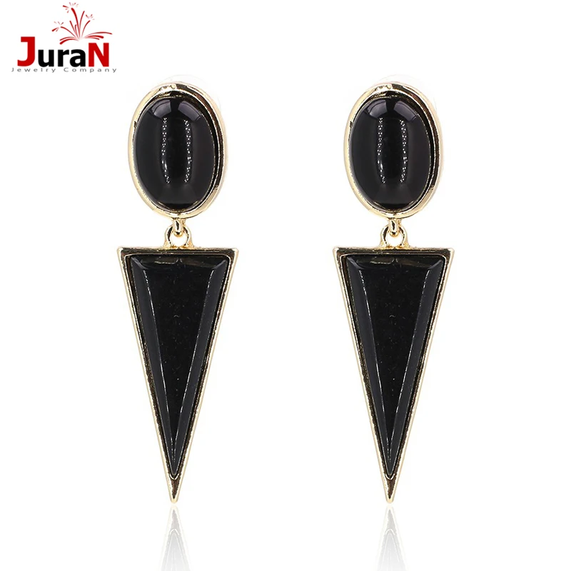 

JURAN Hot Simple Design Wholesale Vintage Design Geometric Earings Fashion Women Statement Stud Earrings For Women Earring W2404