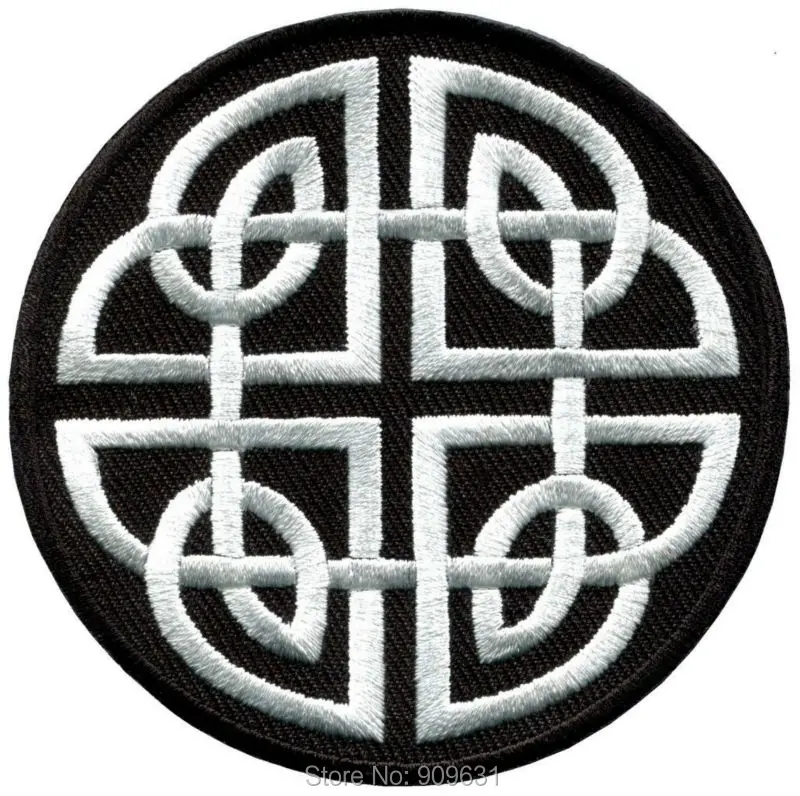 Cel tic knot Irish goth biker Татуировка wicca Волшебная аппликация Железный патч новый | Дом и