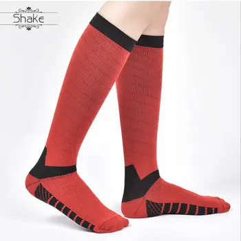 

Shake 3pics Unisex Socks Compression Stockings Pressure men/women Stocking knee high Leg Support Stretch Pressure Circulation
