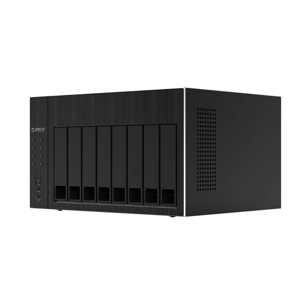 ORICO корпус для внешнего жесткого диска 2,5 3,5 ''NAS 8-Bay, устройство для хранение жестких дисков с RAID Gen7 SATA USB 3,0 HDMI RJ45 аудио USB2.0 корпус SSD 96 ТБ