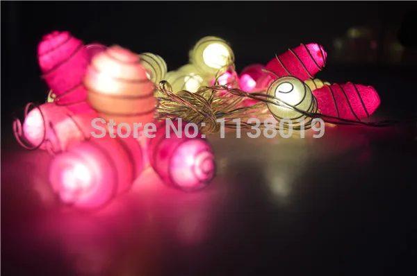 На батарейках Розовый тон кокон шар светодиодный гирлянда сказочные огни, дома, спальни, ручной работы, свадьбы, Рождественский Декор разноцветные
