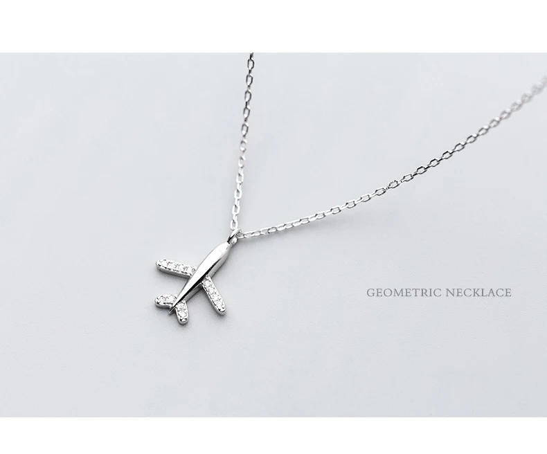 Colusiwei роскошный романтический кулон ожерелье для женщин подлинный 925 стерлинговый самолет серебряный дизайн Женская мода ювелирные изделия