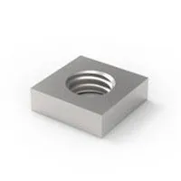 

500pcs/lot DIN562 Galvanized thin square nut quadrangle nuts block M2 M2.5 M3 M4 M5 M6