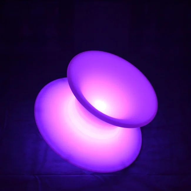 Skybess SK-LF35P (L65*W65*H43cm) Waterproof LED Bar Stool Chair 16 Color Changing Lighting in Dark for Home Bar Furniture 1pc