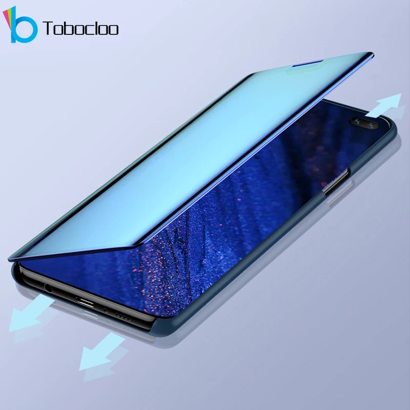 

View Mirror For Samsung Galaxy S10 S8 S9 Plus S10 5G Version S10e S10+ S8+ S9+ S8 Plus Case Smart Flip Leather Cover Stand Case