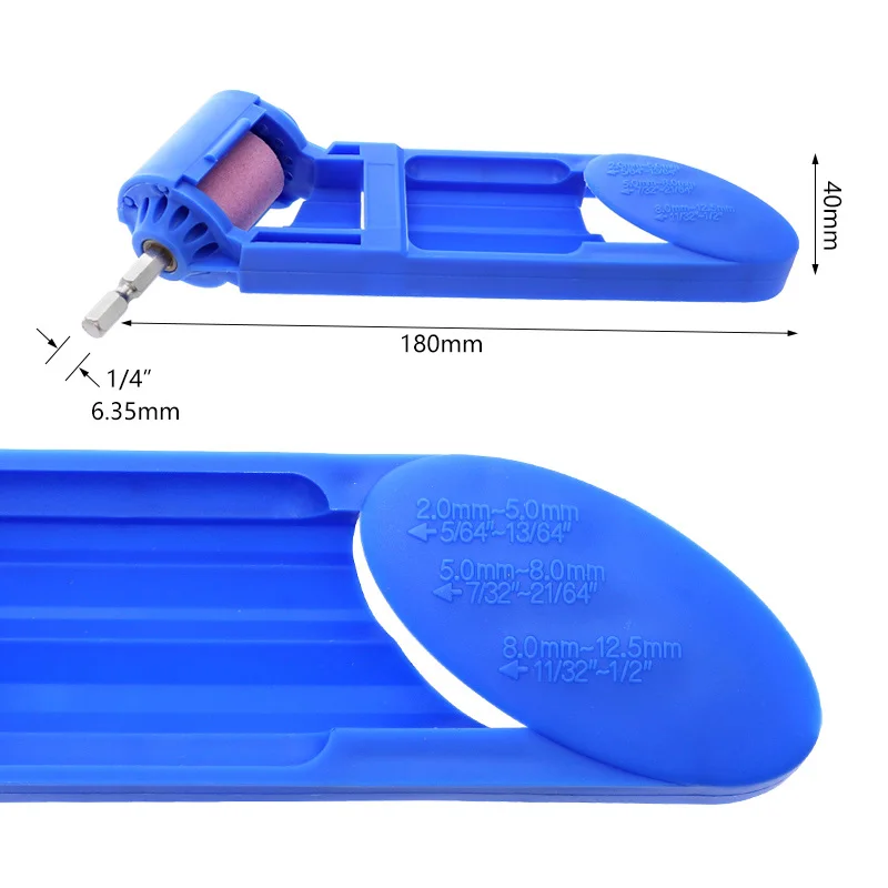 2-12,5 мм точильное сверло с 1/4 ''шестигранным хвостовиком Корундовая шлифовальная колесная дрель точильный инструмент портативный мощный инструмент