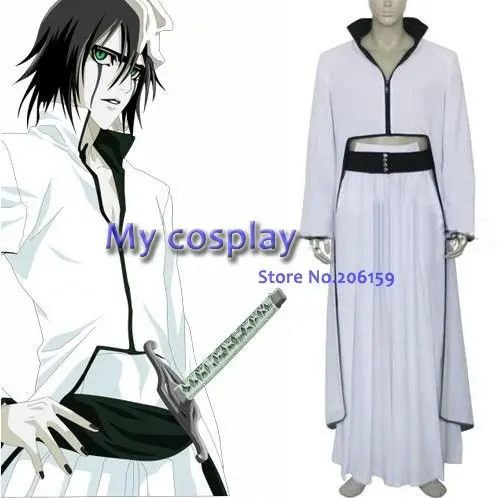 

Anime Bleach Cosplay - Bleach Ulquiorra Cosplay Costume coat cloak Best costume for Halloween/Cosplay parties Freeshipping