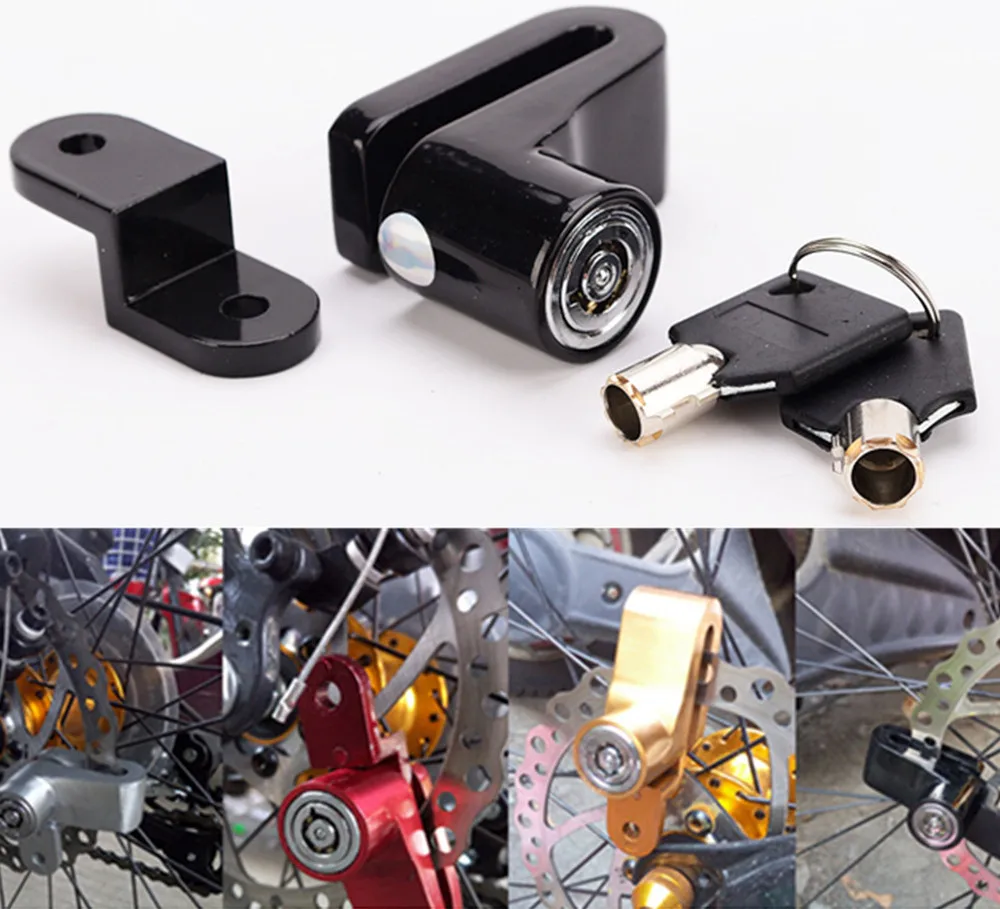 Buy Mini Bicycle Disc Brake Lock with Two Keys
