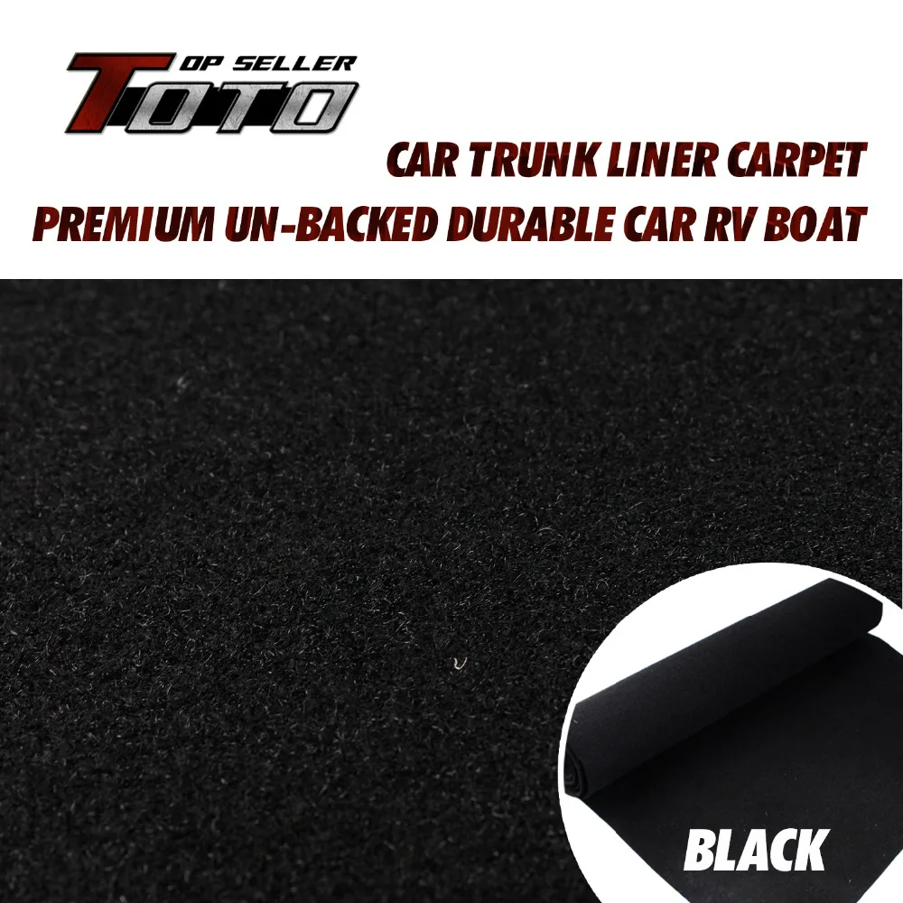 

80"x4" 200cmx10cm Car RV Boat Underfelt Carpet Audio Speaker Box Cabinet Sound Deadener Durable Black/Grey Mat