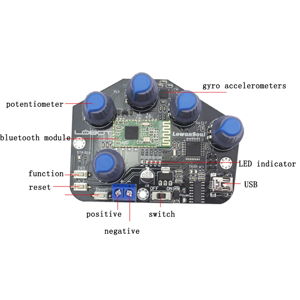 LOBOT с открытым исходным кодом свинцовая перчатка-робот ATmega328P для LOBOT uHand2.0 рука-робот RC автомобиль RC робот управляемый запасная часть DIY