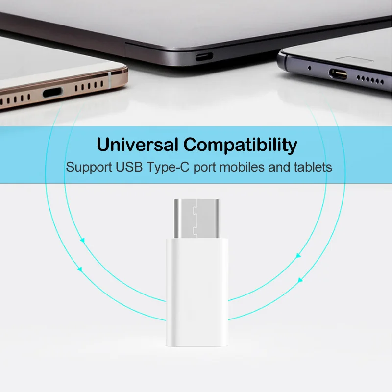 100 шт. type C для mi cro usb адаптер для зарядки для samsung S10 USB-C OTG конвертер для Xiaomi mi 9 Разъем для Huawei Oneplus 7