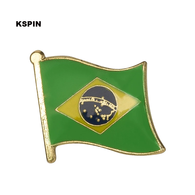 Флаг Эквадора значок зажимы кнопка для одежды металлические милые булавки в броши KS-0055